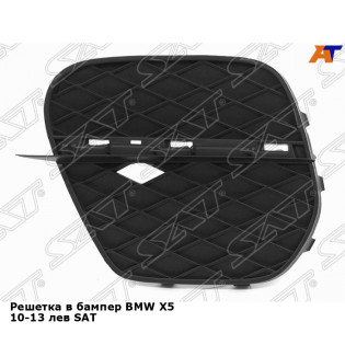 Решетка в бампер BMW X5 10-13 лев SAT