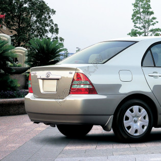 Задний бампер в цвет кузова Toyota Corolla E120 (2002-2006) седан универсал
